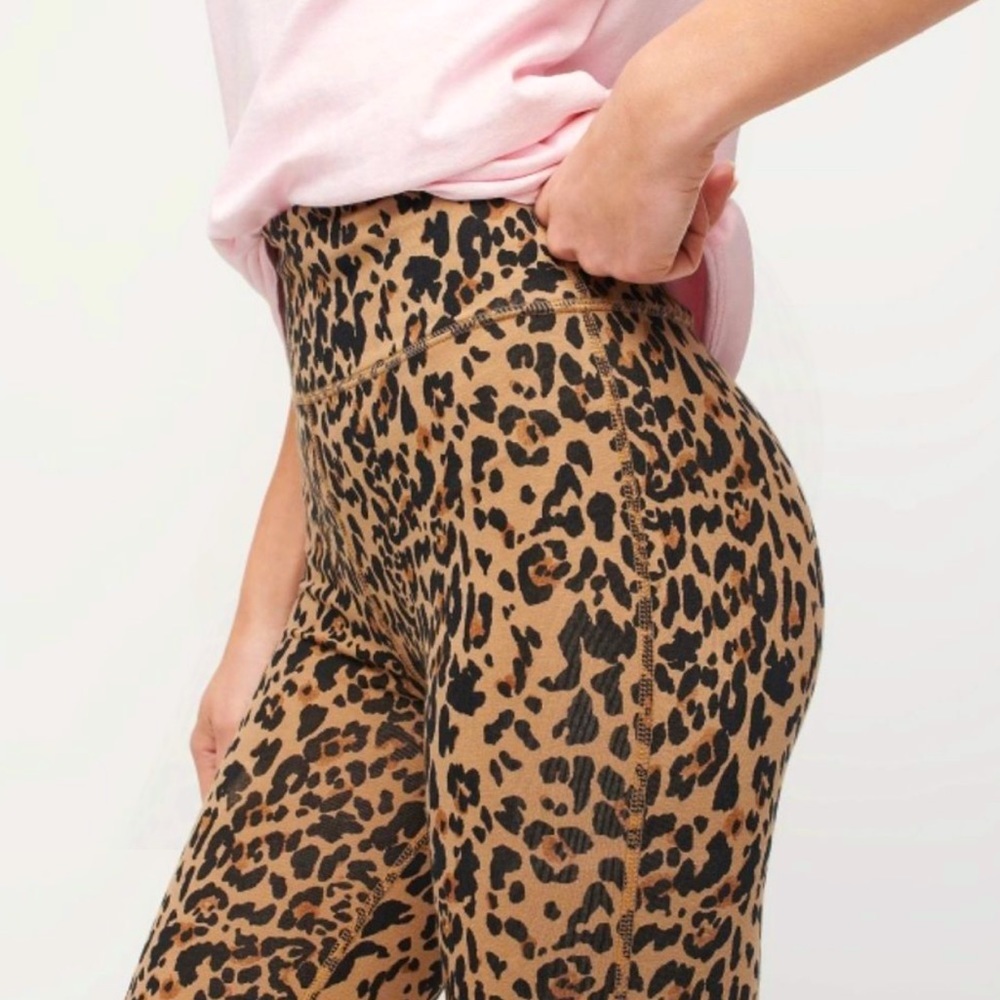 J. Crew Cheetah Print Hi Rise Leggings